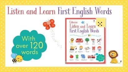Listen and Learn: First English Words – from Usborne Publishing