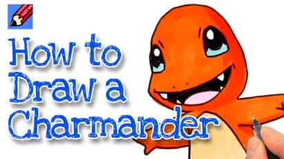 How to draw a Charmander Real Easy – Pokemon Go!