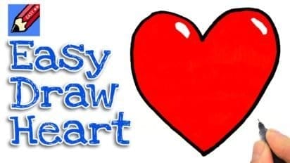 How to Draw a Heart for Kids and Beginners